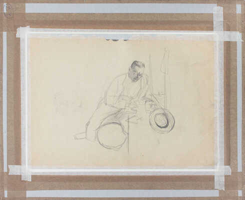 Кустодиев Борис Михайлович. Мужской портрет 